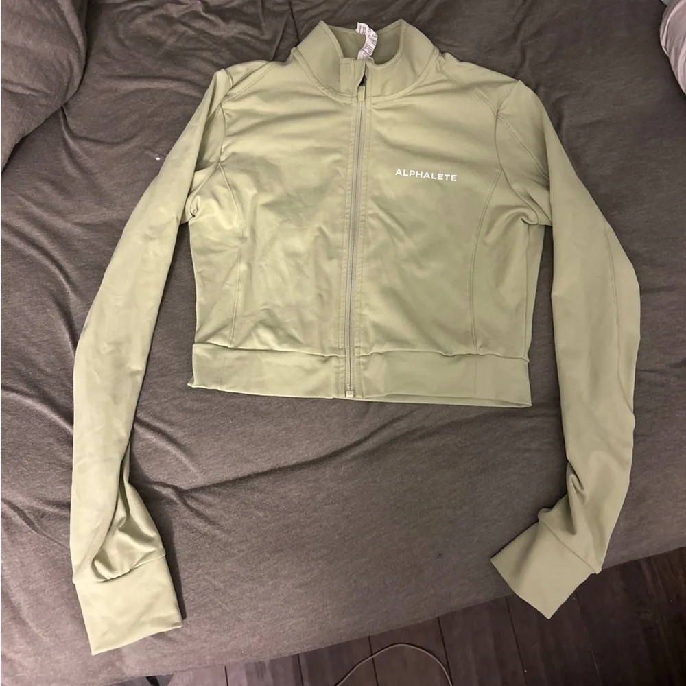 Alphalete Crop Full Zip Jacket - Picture 4 of 6